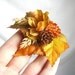 leafy sprig - an autumn hair clippy