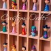 RESERVE for shnickel - Personalized Wedding Cake Topper - Wooden art doll hand painted