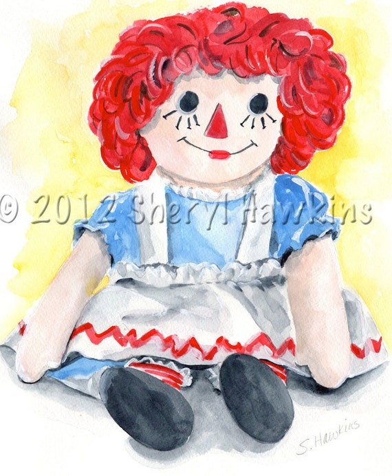 raggedy ann painting