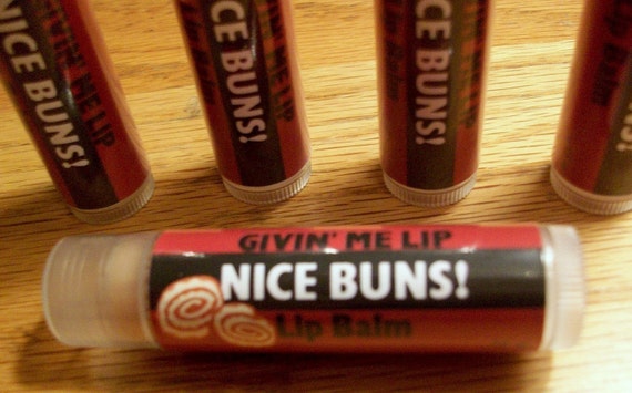 Lip Balm - NICE BUNS - Warm Cinnamon Buns and Vanilla Icing Flavored - Handmade Vegan Lip Balm Il_570xn