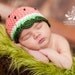 Adorable Newborn Watermelon hat... Ready to ship