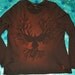 sz 20, XXL, 2X, A Tlingit Legend, on Earthen brown, a beautiful long sleeve top