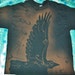 sz. 3XL, MENS or Unisex, "Sacred," black short sleeve tee, 54 inch bustline