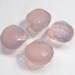 4 BEADS...Lavender Chalcedony Faceted Briolette Gemstone BEADS...11x11mm...BB