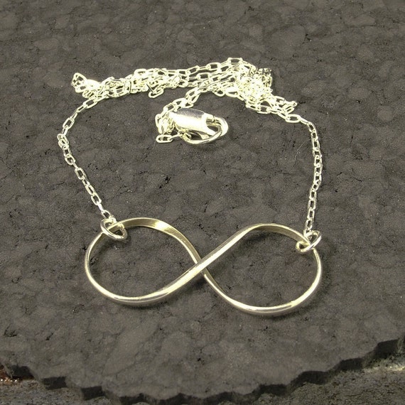 Infinity Silver Necklace / Sterling Silver Infinity Pendant