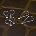 Tear Drops Set in Sterling Silver