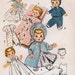 Vintage 1957 McCall's 2183 Sewing Pattern Baby Doll Wardrobe for 11 inch and 12 inch Dolls