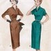 1950s Butterick 6797 Vintage Sewing Pattern Misses' Slim Spectator Dress Size 12 Bust 30