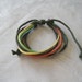 Friendship Bracelet Colorful Cotton Rope Adjustable 6-9 Inch