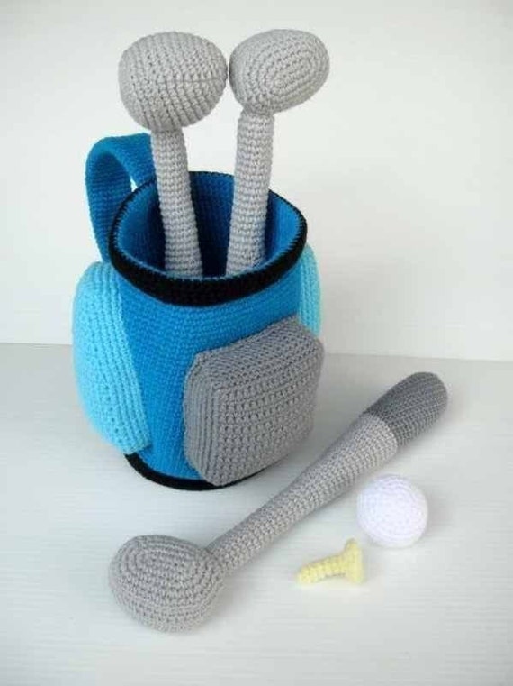 Crochet Pattern GOLF SET Toys/ Deco/ Sports PDF 00461