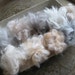 ANGORA RABBIT 10 Natural Colors spin felt