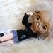 Pullip Blythe outfit. Black/white outfit for pullip, momoko, obitsu, azone, blythe, ... ... escale 1/6