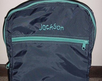 Personalized Medium Size Bookbag Backpack Daycare Kindergarten Overnight School Camp Boys
