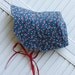 Vintage Inspired Scalloped Baby Girl Bonnet