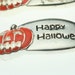 Happy Halloween with Pumpkin Slide Charms - 2 Pieces