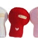 Custom Order/Reserved for kellyjsorensonTrio of felt Love ninjasx2