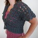 PATTERN - Emume Crochet Bolero Pattern- Cropped or Cardigan - PHOTO TUTORIAL - pdf - digital download - crochet shrug pattern