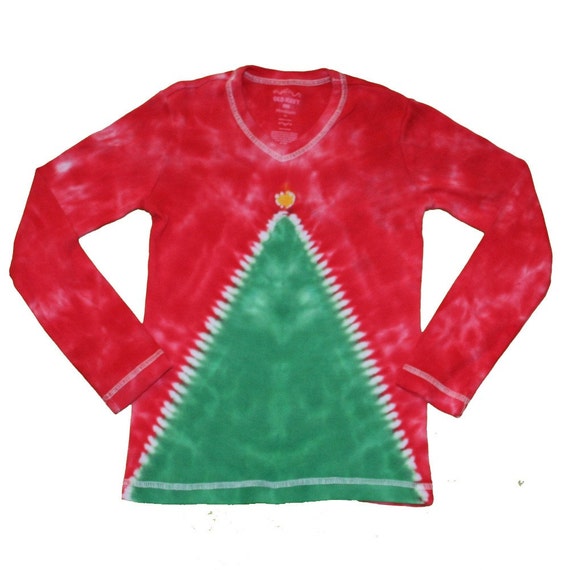 christmas tie dye t shirts