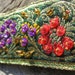 green wide beaded trim sequins red pink gold inch wide hand beaded one tateam