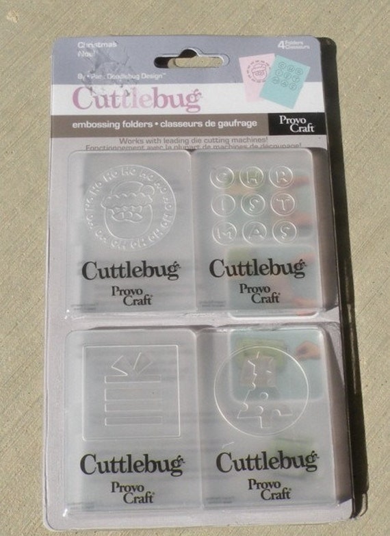 Provo Craft CuttleBug Embossing Folders Christmas by Funscrappers