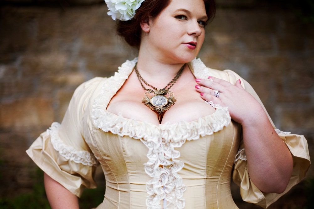  Plus  Size  Victorian  Wedding  Dress  Corseted Jacket by 