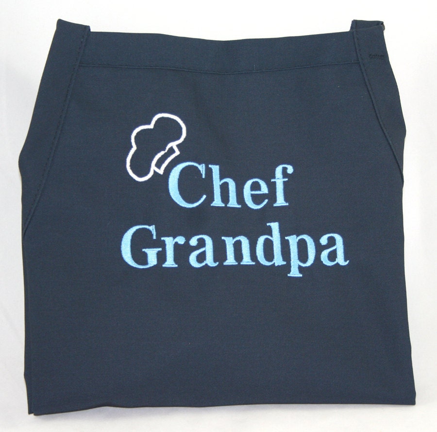 Personalized Men's Apron Dad Apron Grandpa Apron by shopmemento