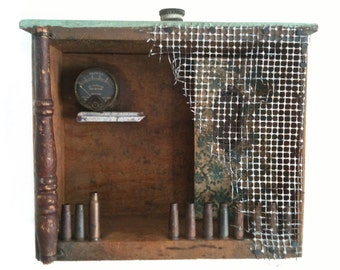 GO BEYOND- Original Mixed Media Assemblage
