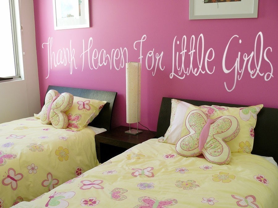 Thank Heaven For Little Girls Wall Art