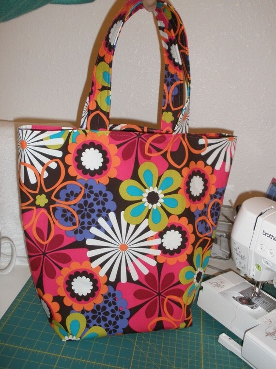 Items similar to Reversible Grocery/Market/Tote Bag PDF Pattern -Super ...