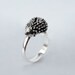 Wild Hedgehog ADJUSTABLE size Ring