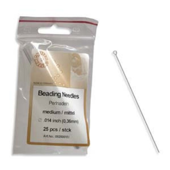 Twisted Beading Needles Thickness Medium Collapsible Head
