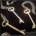 CLEARANCE - Silver Key Necklace