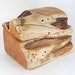 Native Pacific Yew Wooden Box, traditional wedding anniversary, eco home, handcrafted wooden jewelry organizer