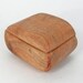 Little Butternut Wood Box, eco friendly earring box, nature lovers gift, engagement ring box, wood grain