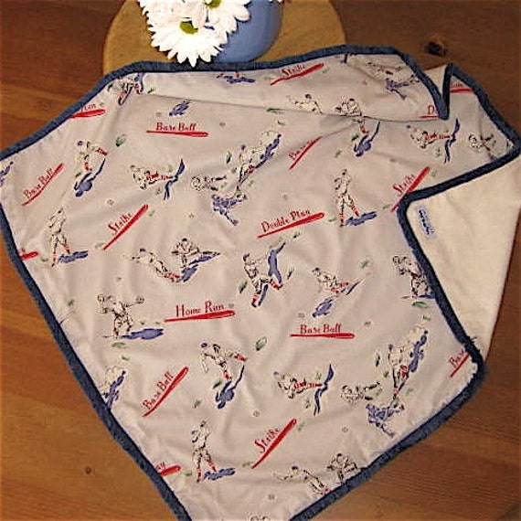 Personalized Baseball Baby Blanket | Zazzle.com