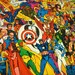 vintage 80s MARVEL SUPERHERO jigsaw puzzle - 300 pieces