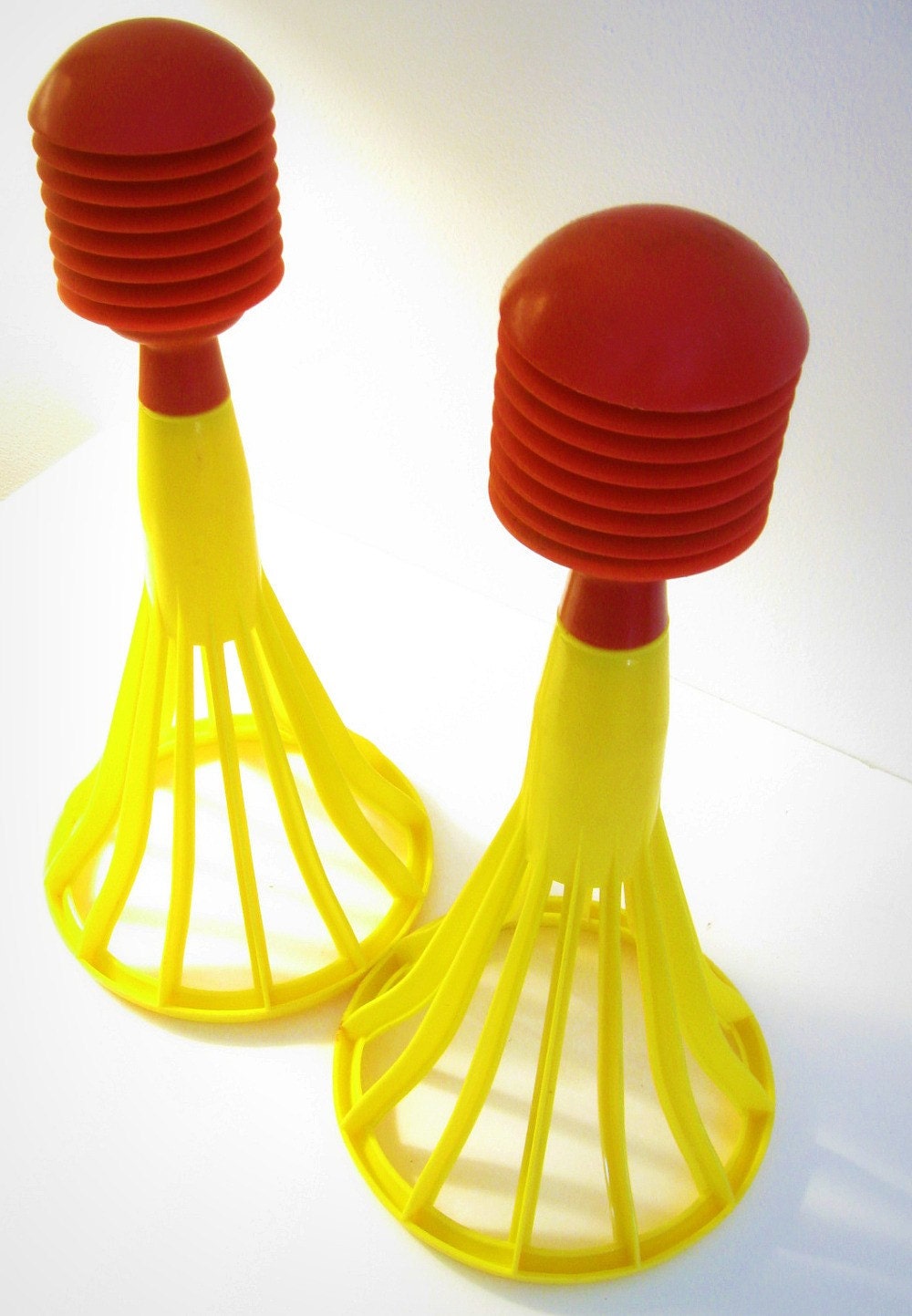 vintage 70s POP A LOT toys by Tupperware set of 2