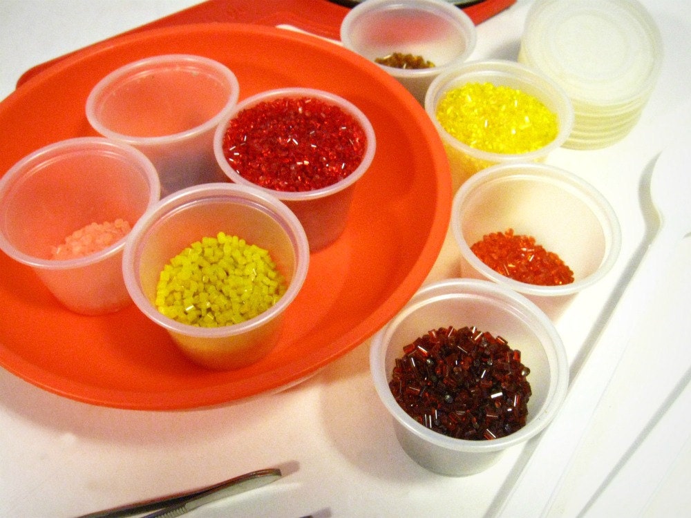 vintage Makit and Bakit oven and crystals suncatcher craft