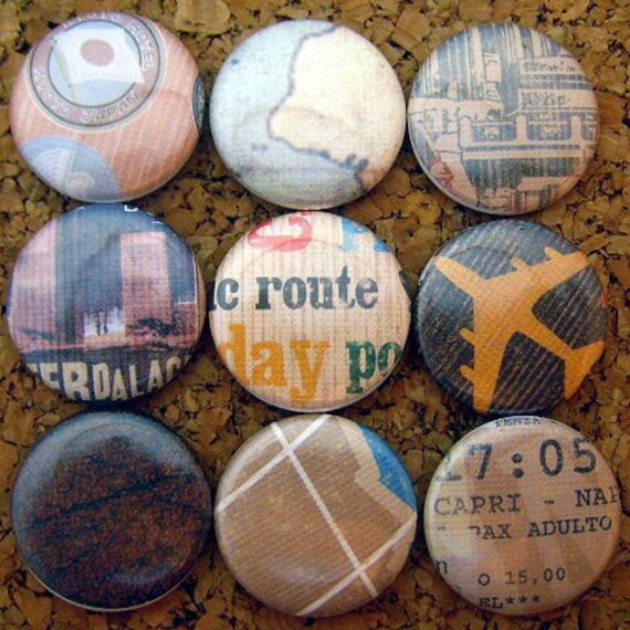 World Push Pin Map - Black and White - Push Pin Travel Maps