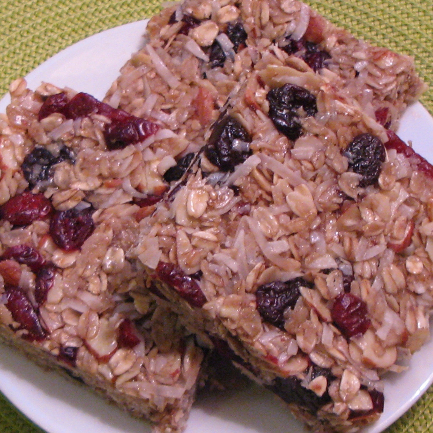 Homemade Organic Granola Bars Low Fat