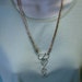 Sterling Silver Handmade Double Loop in Loop Chain 23 inches in Length With Fancy Spiral Clasp