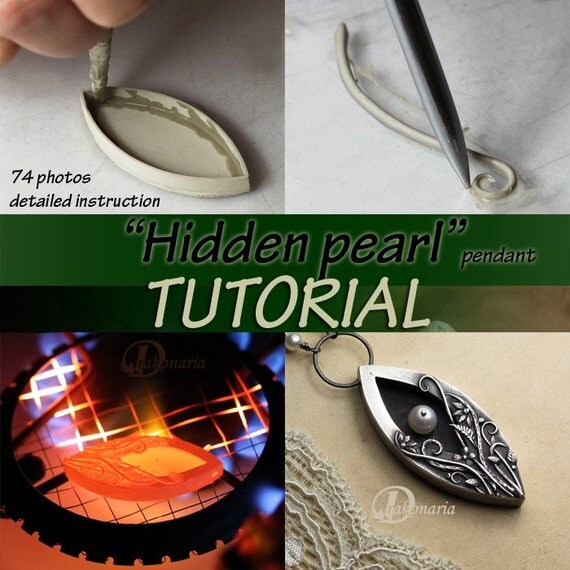 Hidden pearl TUTORIAL metal clay
