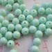 Pastel MINT Bubblegum Plastic Beads 49pcs Size 8mm Last Pack