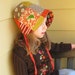 LAST ONE- Reversible Cotton and Linen Bonnet - custom sizes