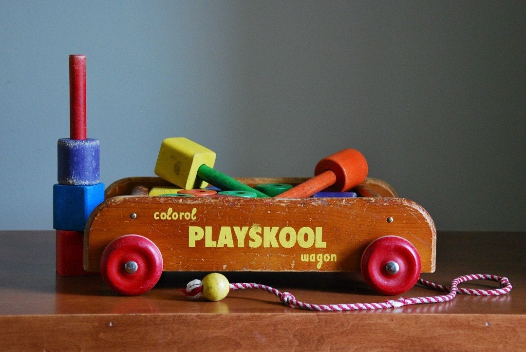 coloroll playskool wagon