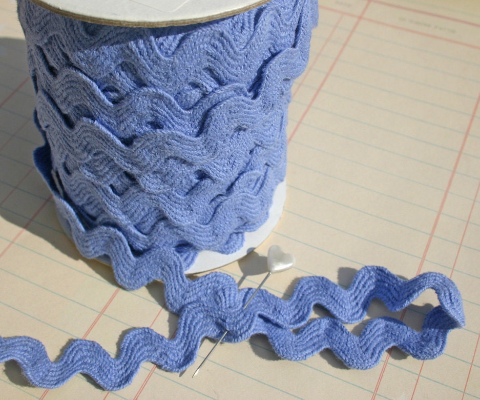 Red Rick Rack Cotton Sewing Ric Rac Trim Coral Red 1/2" Wide from