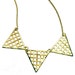 Grid Triangle Necklace