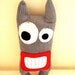 Monster Expressive Gray, stuffed, toys, plush toys, plushie