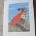 Super Dachshund And Wiener Dog Card Set Of 2 Cards With Envelopes