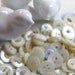 Lot 100 Vintage Tiny Baby Mother-of-Pearl Buttons